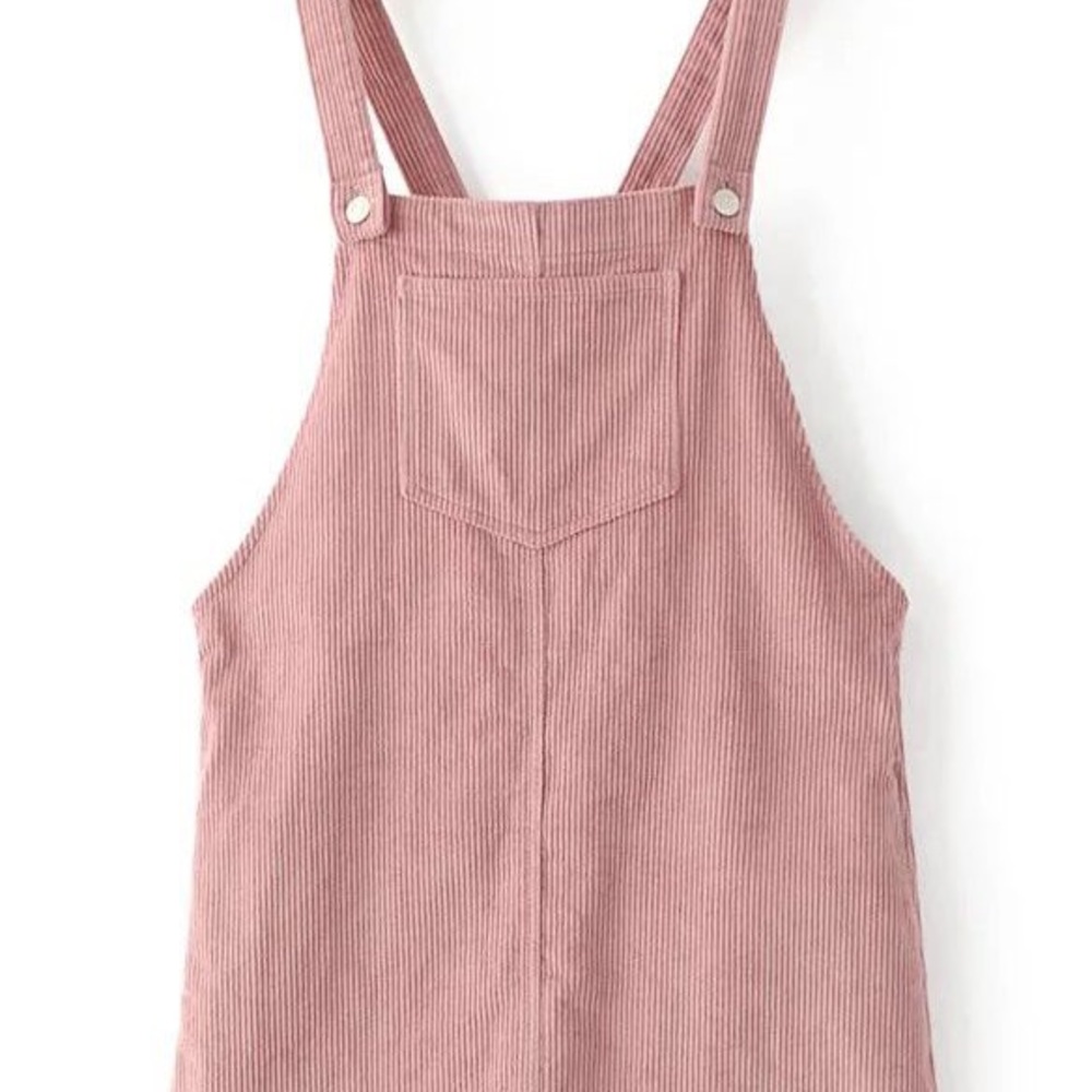Corduroy Overall Dress
